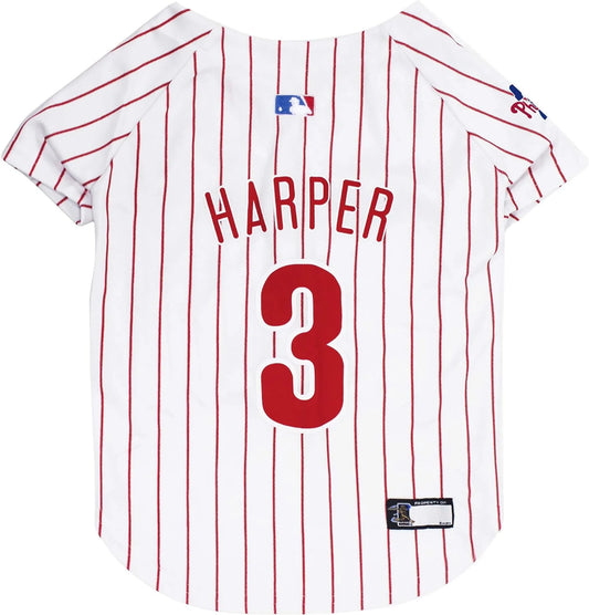 Bryce Harper Philadelphia Phillies Pinstripe Pet Jersey