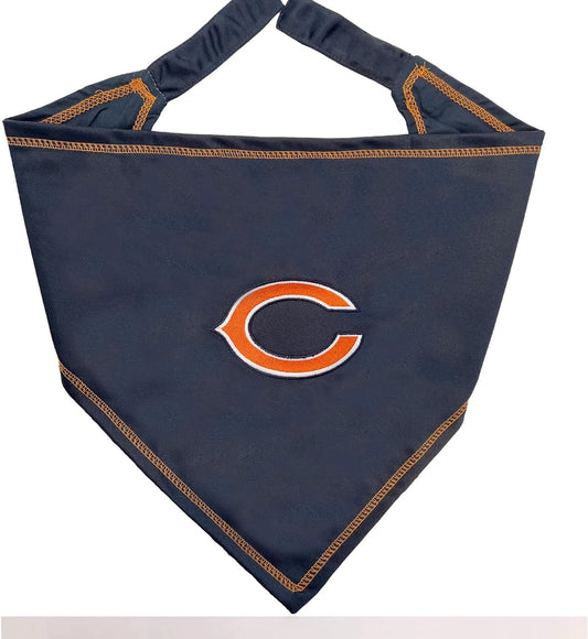 Chicago Bears Tie Around Pet Bandana