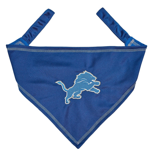 Detroit Lions Tie Around Pet Bandana