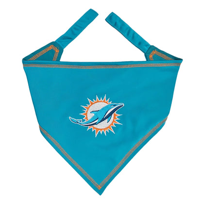 Miami Dolphins Tie Around Pet Bandana