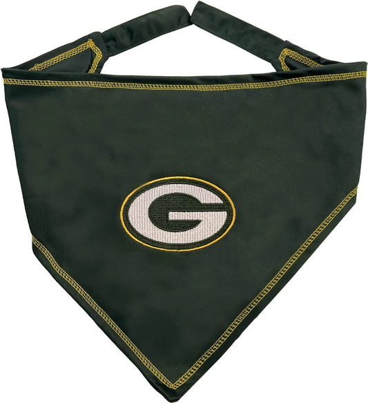Green Bay Packers Tie Around Pet Bandana