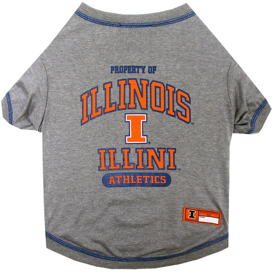Illinois Fighting Illini Pet Tee Shirt
