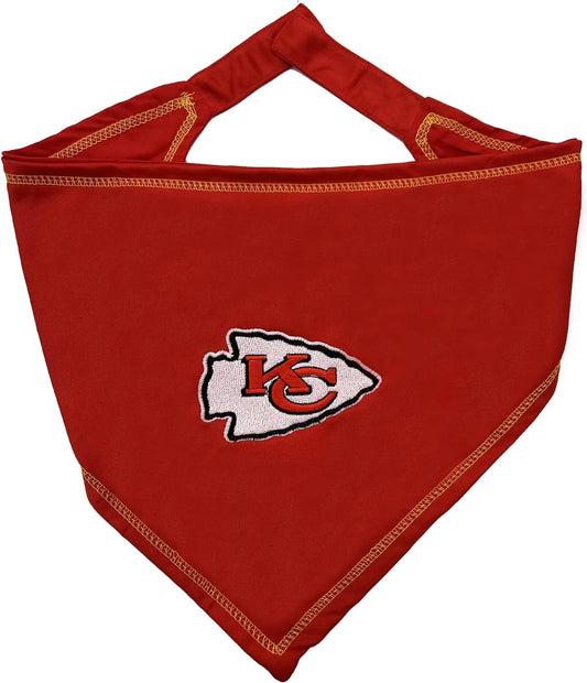 Kansas City Chiefs Tie Around Pet Bandana