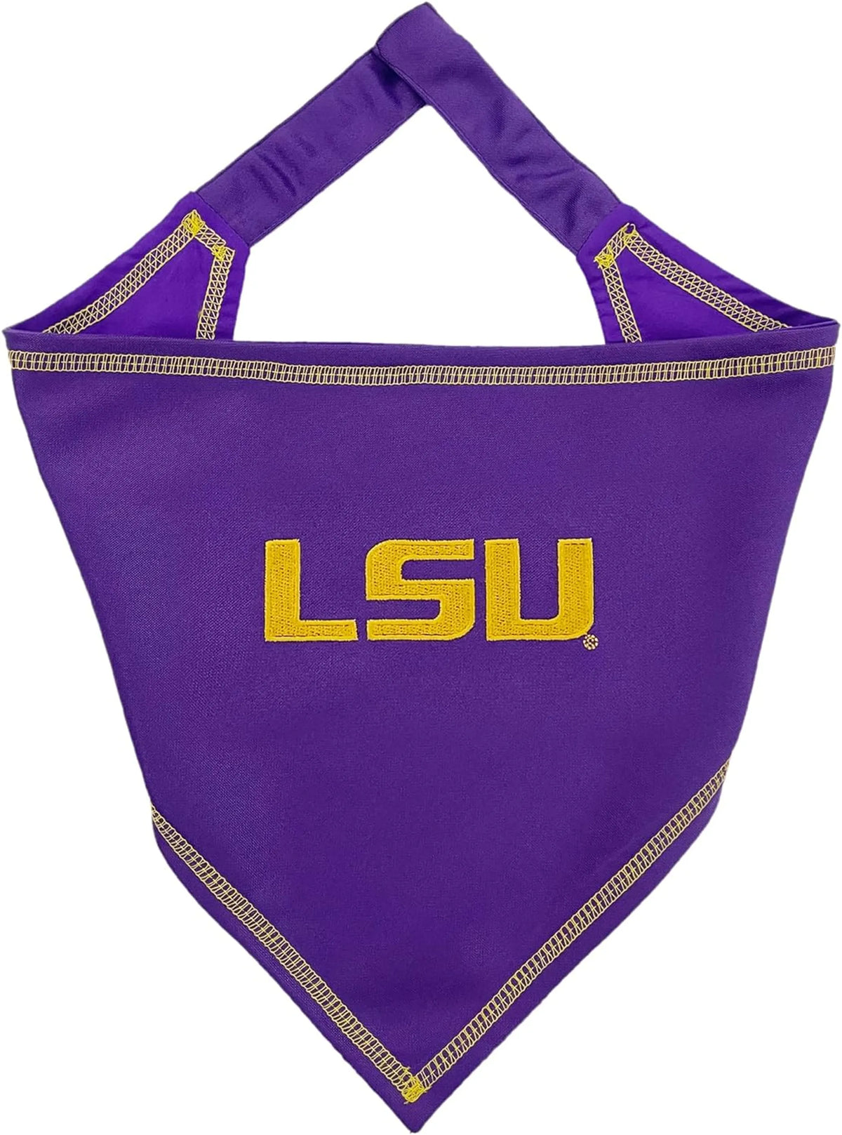 Louisiana State Tigers Tie Around Pet Bandana