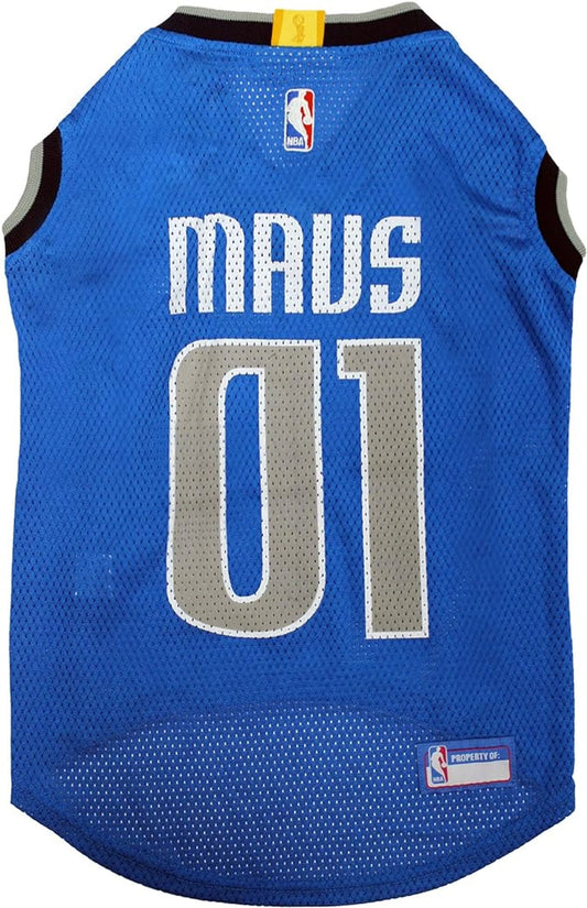 Dallas Mavericks Basketball Mesh Pet Jersey
