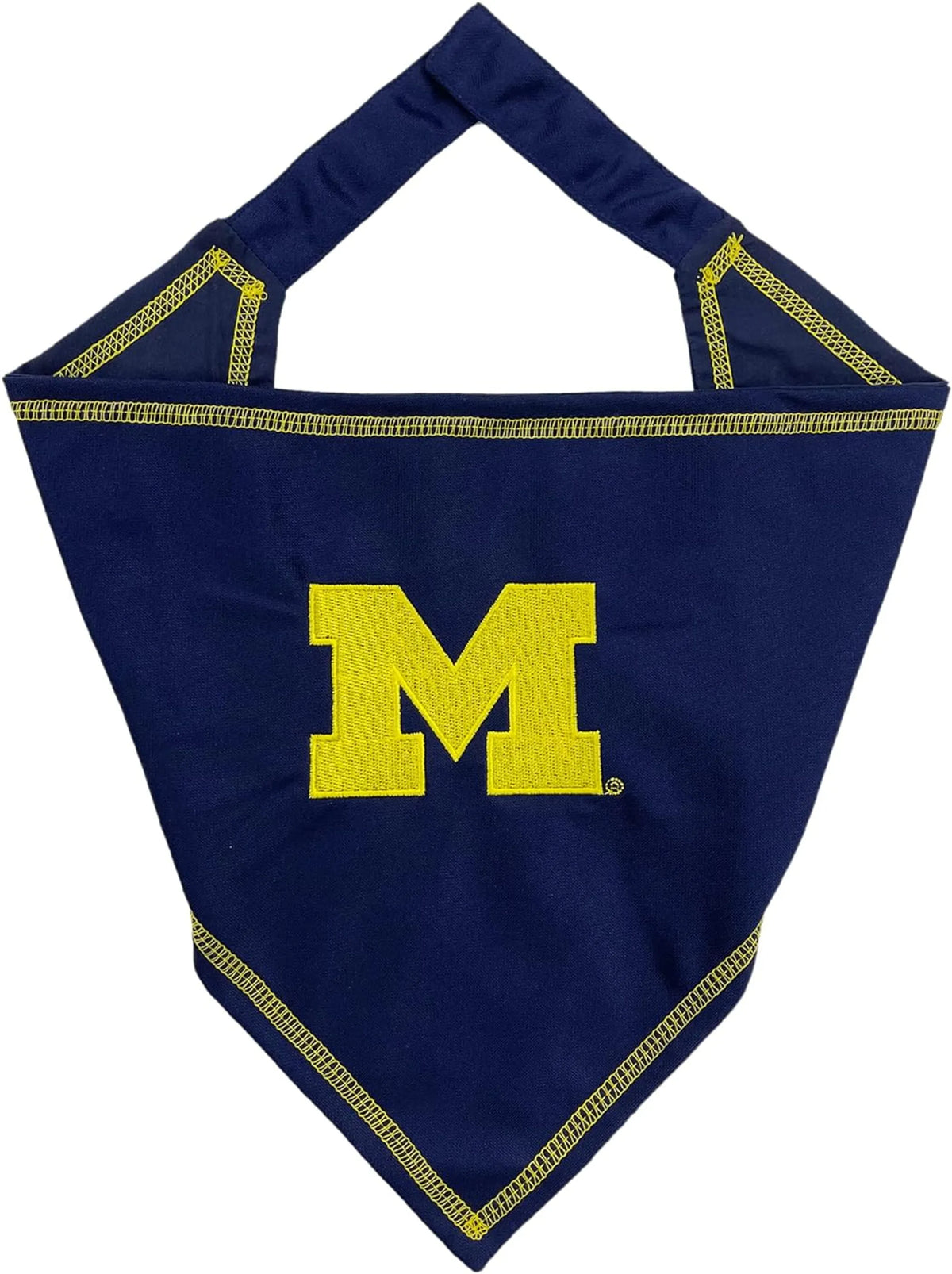 Michigan Wolverines Tie Around Pet Bandana