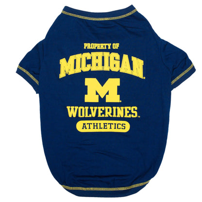 Michigan Wolverines Pet Tee Shirt