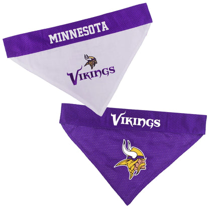 Minnesota Vikings Reversible Pet Bandana