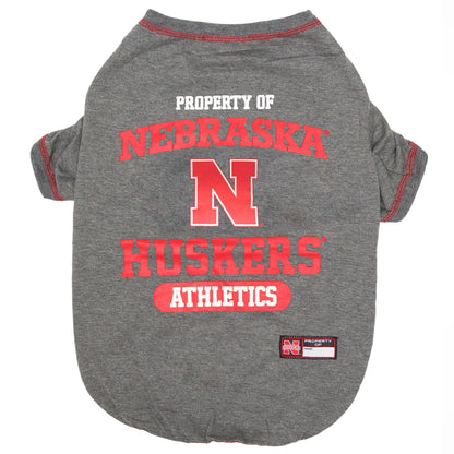 Nebraska Corn Huskers Pet Tee Shirt