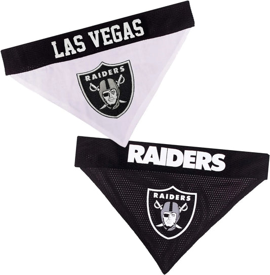 Las Vegas Raiders Reversible Pet Bandana