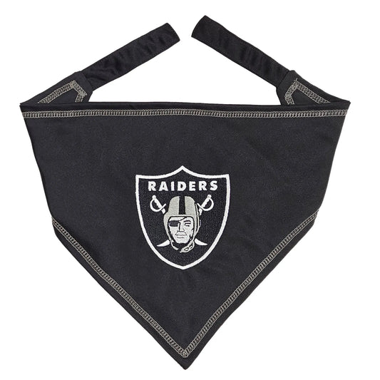 Las Vegas Raiders Tie Around Pet Bandana