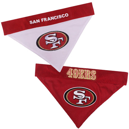 San Francisco 49ers Reversible Pet Bandana