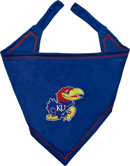 Kansas Jayhawks Tie Around Pet Bandana
