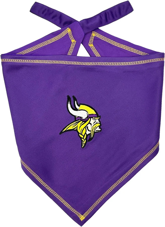 Minnesota Vikings Tie Around Pet Bandana