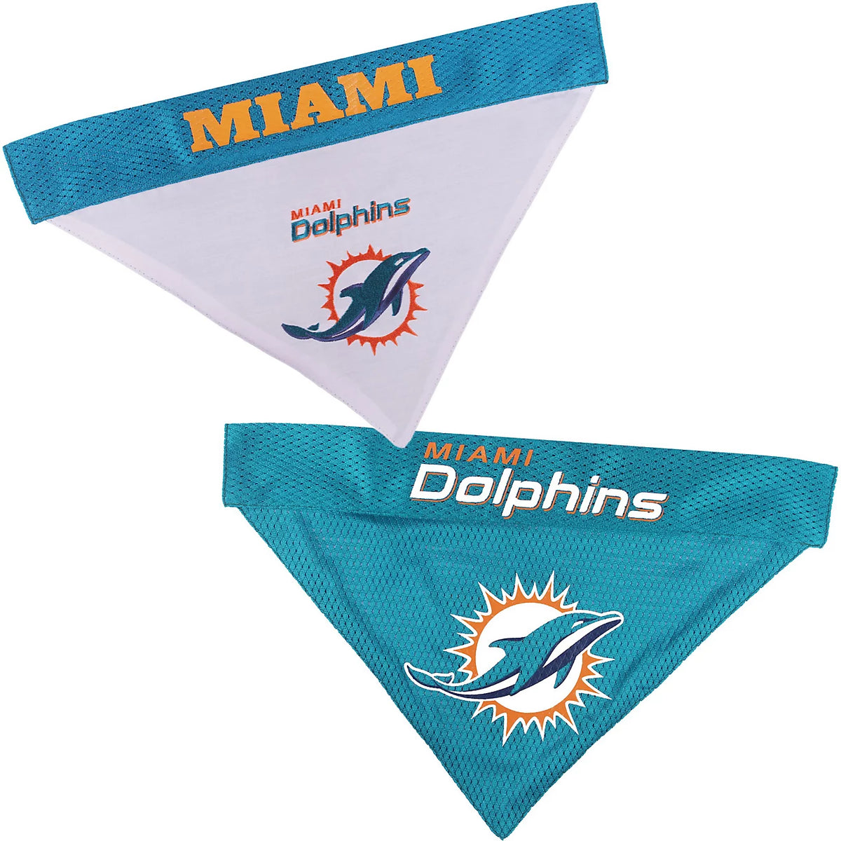 Miami Dolphins Reversible Pet Bandana