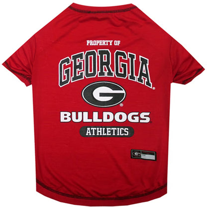Georgia Bulldogs Pet Tee Shirt