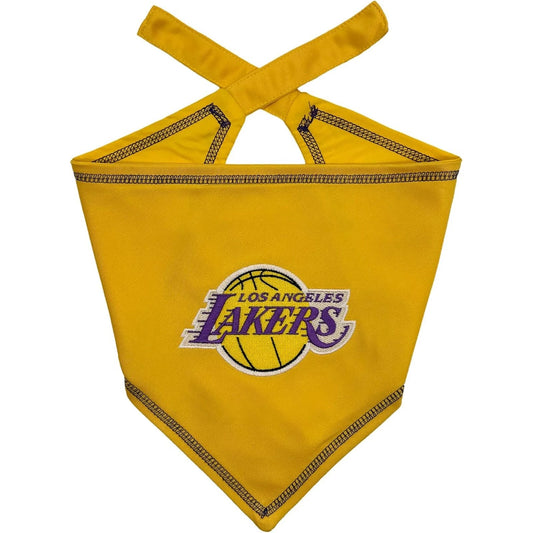Los Angeles Lakers Tie Around Pet Bandana